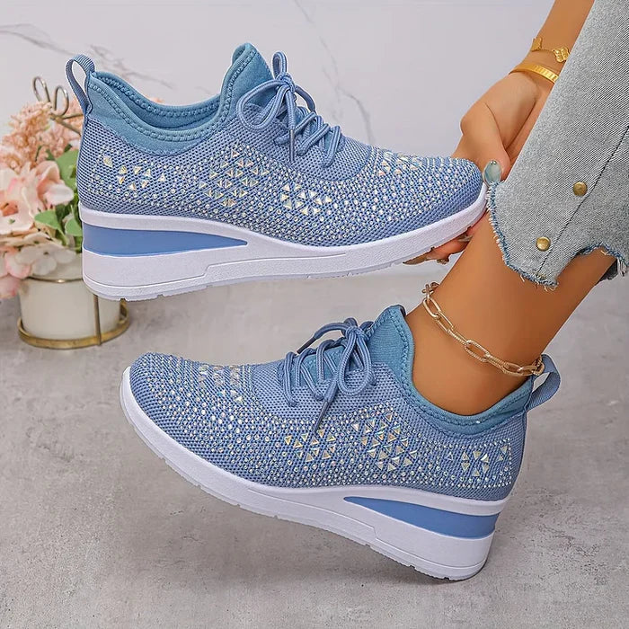 Sydney | Rhinestone Orthopedic Comfort Sneakers