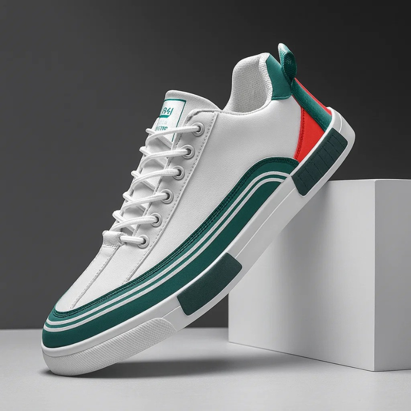 Austin | Italian Leather Statement Sneakers
