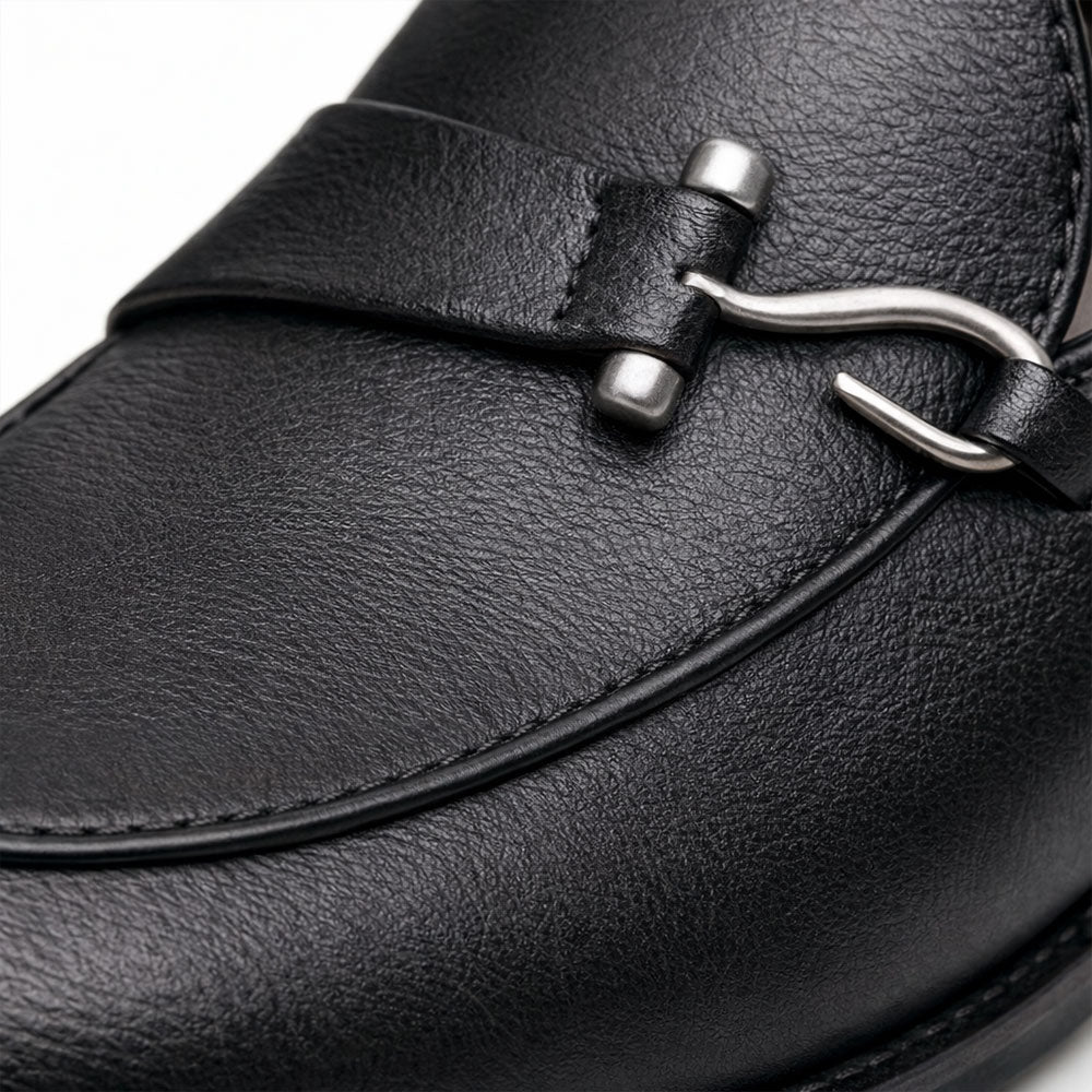 Blake | Full-Grain Leather Buckle Loafers