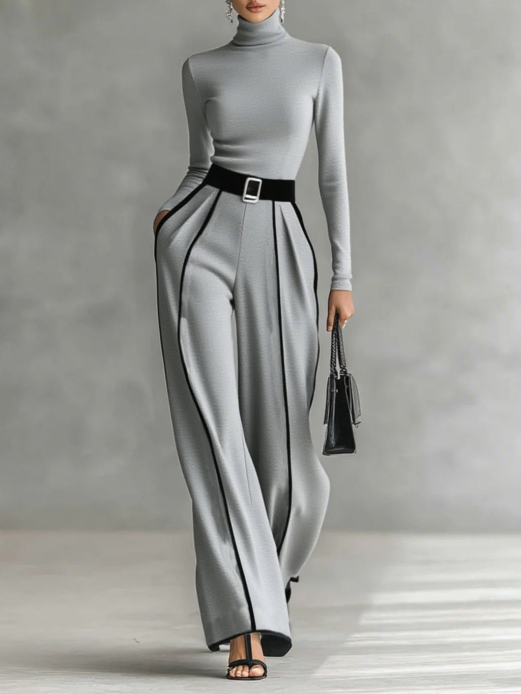 Lauren | Polished Contrast Waist Set