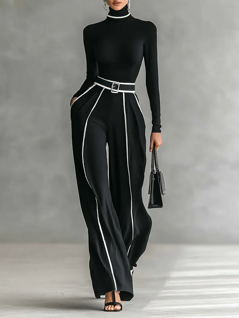 Lauren | Polished Contrast Waist Set