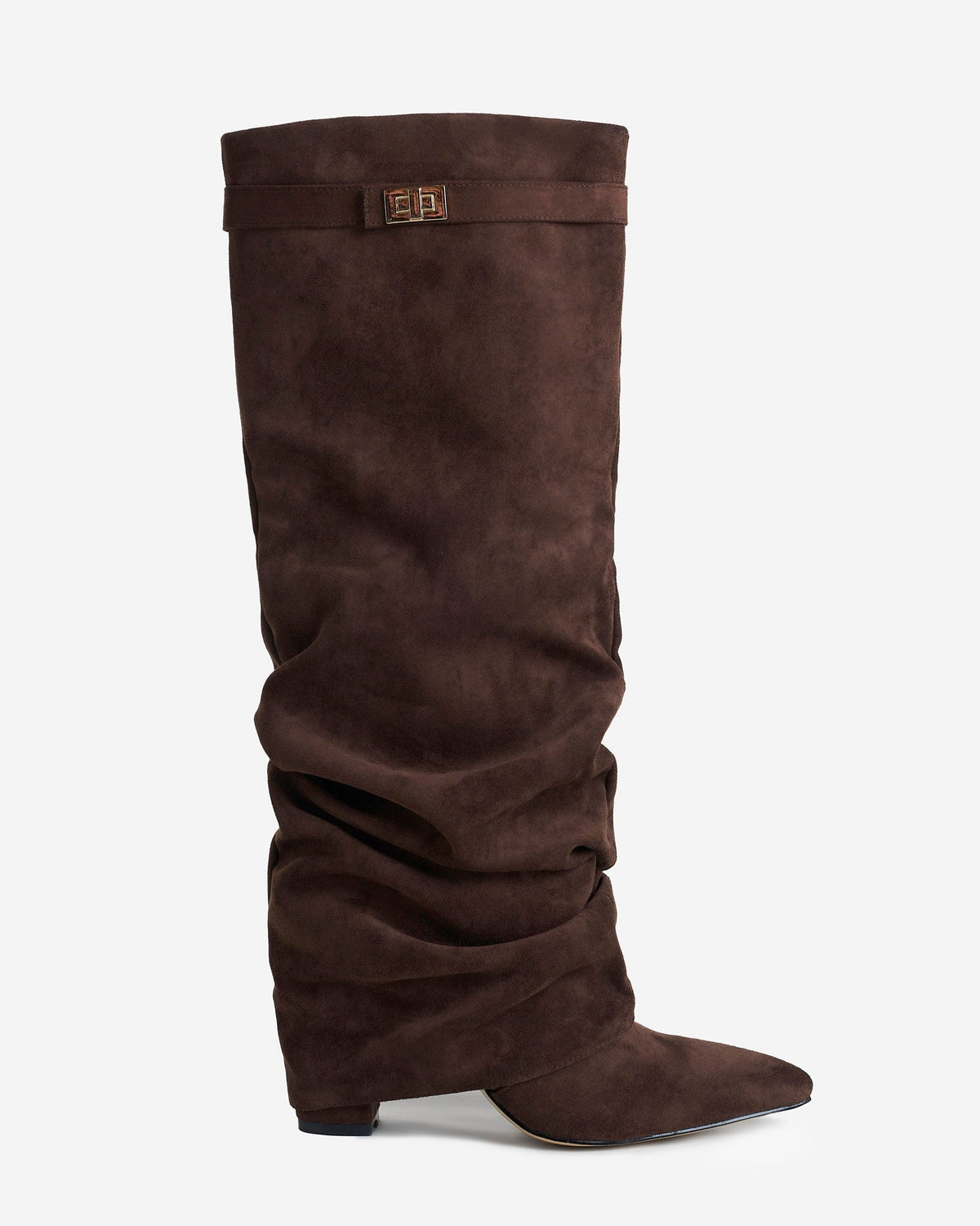 Avery | Soft Suede with Relaxed Drama