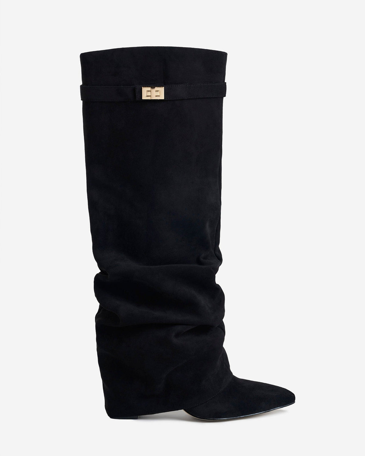 Avery | Soft Suede with Relaxed Drama