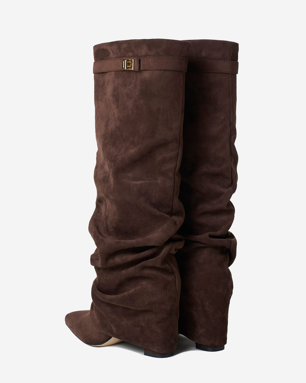 Avery | Soft Suede with Relaxed Drama