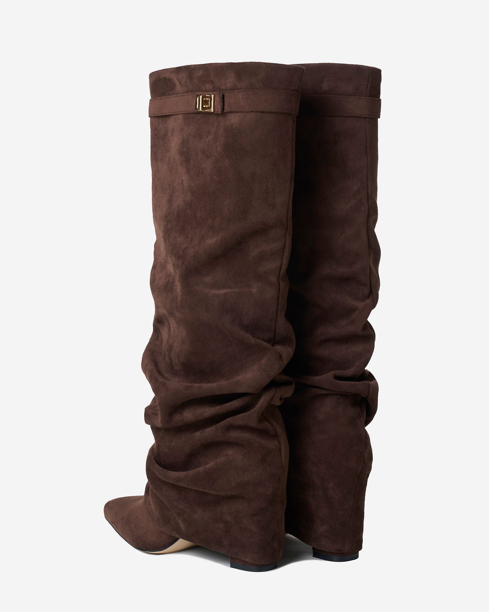 Avery | Soft Suede with Relaxed Drama