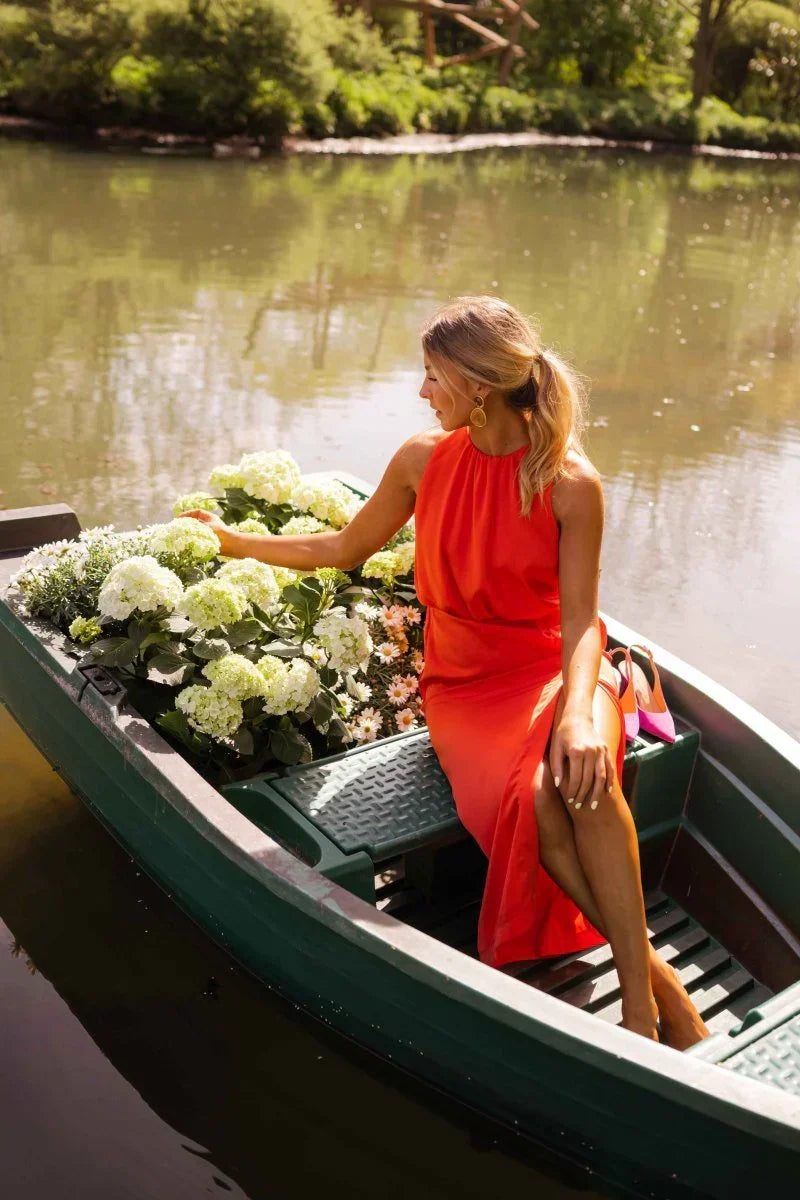Madison | Airy Summer High-Neck Dress