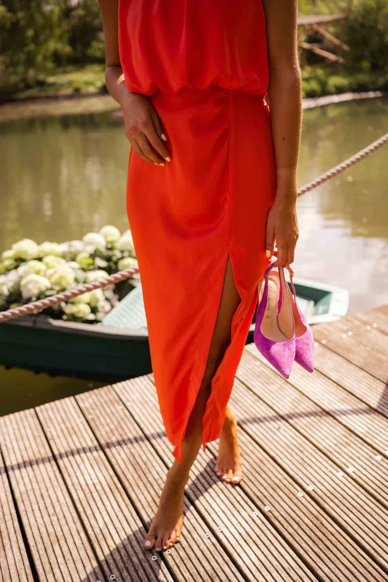 Madison | Airy Summer High-Neck Dress
