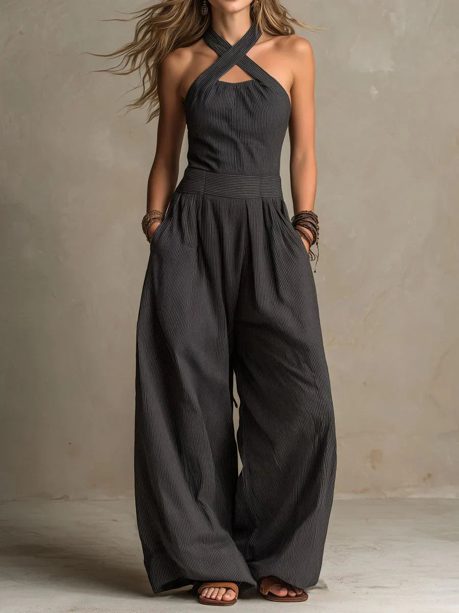 Kennedy | Fluid Wrap-Front Jumpsuit