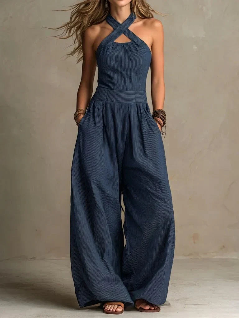 Kennedy | Fluid Wrap-Front Jumpsuit