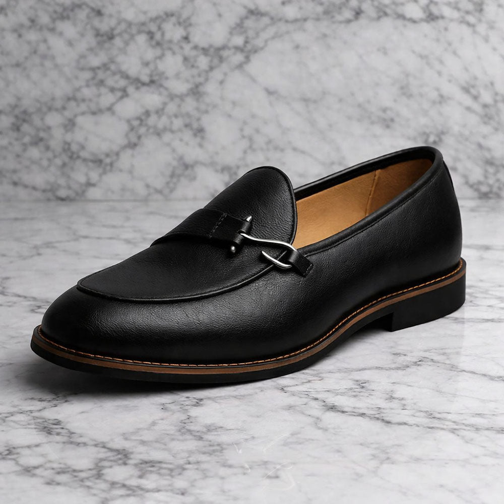 Blake | Full-Grain Leather Buckle Loafers